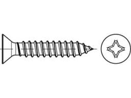 Bild für Kategorie DIN  7982 Senkkopf-Blechschrauben mit Kreuzschlitz