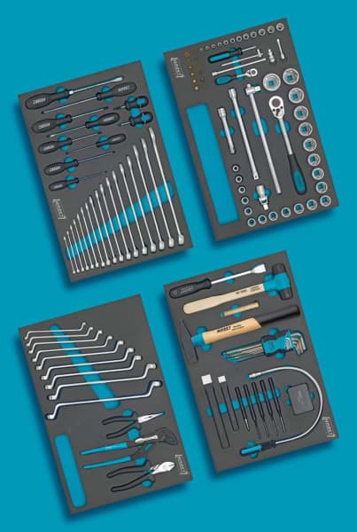 Picture of HAZET Tool assortment 0-7/117 ∙ 117 pieces ∙ Number of tools: 117
