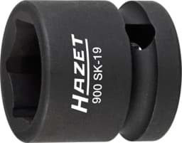 Picture of HAZET Impact socket ∙ hexagon 900SK-13 ∙ 1/2 inch (12.5 mm) square, hollow ∙ Outside hexagon traction profile ∙ size 13 mm