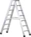 Bild von 9900060385 Stufenleiter Seventec B 2x7 Stufen Leiterlänge 1,66 m Arbeitshöhe 3,10 m