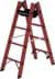 Bild von 9900060448 GFK-Stehleiter 2x4 GFK-Sprossen Leiterlänge 1,27 m Arbeitshöhe bis 2,50 m