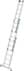 Bild von 9900064836 Alu-Mehrzweckleiter 3x6 Sprossen Leiterlänge 1,94 m Arbeitshöhe bis 5,20 m