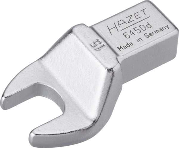 Bild von HAZET Einsteck-Maulschlüssel 6450D-15 ∙ 14 x 18 mm Einsteck-Vierkant ∙ Außen Sechskant Profil ∙ 15 mm