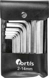 Afbeelding van Winkelschraubendreher- Satz in Tasche 10-teilig 2-14mm FORTIS