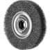 Bild von Rundbürste breit ungezopft RBU Ø180x38xvariable Bohrung Stahl-Draht-Ø0,30 Schleifbock