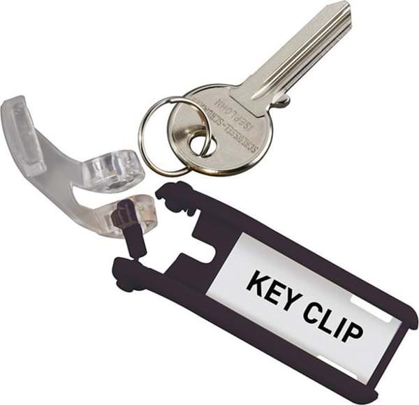 Bild von 9900069046 Schlüsselanhänger schwarzBeutel a 6 Stück