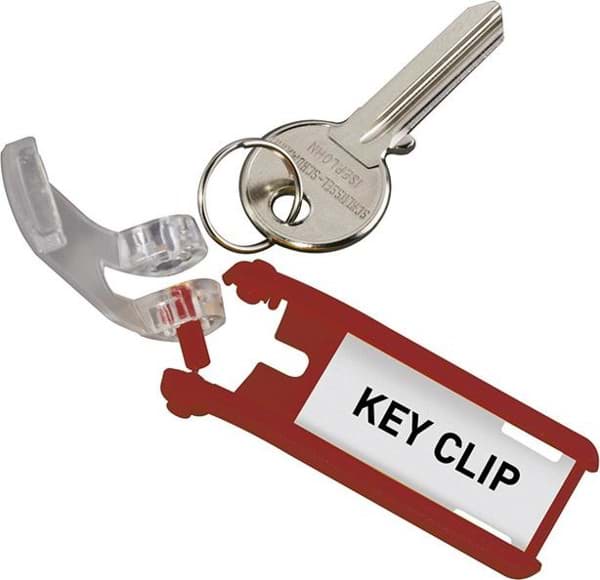 Bild von 9900069047 Schlüsselanhänger rot Beutel a 6 Stück