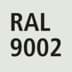 Bild von 9900041566 Rückwand Grundfeld aus Polyester RAL 9002 grauweiß für Überdachung Mod. Siegen
