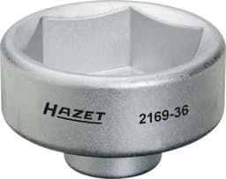 Bild von HAZET Ölfilterschlüssel 2169-36 ∙ 3/8 Zoll (10 mm) Vierkant hohl ∙ Außen Sechskant Profil ∙ 36
