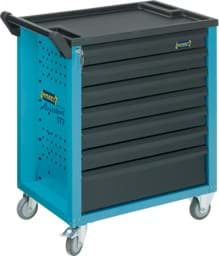 Picture of HAZET Tool trolley Tool trolley Assistent 177-7 ∙ 780 mm x 498 mm x 915 mm ∙ Drawers, flat: 6× 79 x 527 x 348 mm ∙ Drawers, high: 1× 164 x 527 x 348 mm