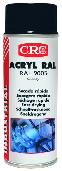 Picture of Acryl Ral 9005 tiefschwarz, glanz Farb-Schutzlack-Spray, Spraydose 400 ml