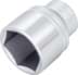 Picture of HAZET Socket ∙ hexagon 1000-46 ∙ 3/4 inch (20 mm) square, hollow ∙ Outside hexagon profile ∙ size 46 mm