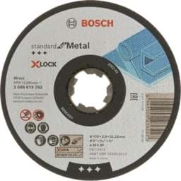 Bild für Kategorie Standard for Metal X-LOCK Trennscheiben mit gerader Ausführung, 22,23-mm-Bohrung für kleine Winkelschleifer