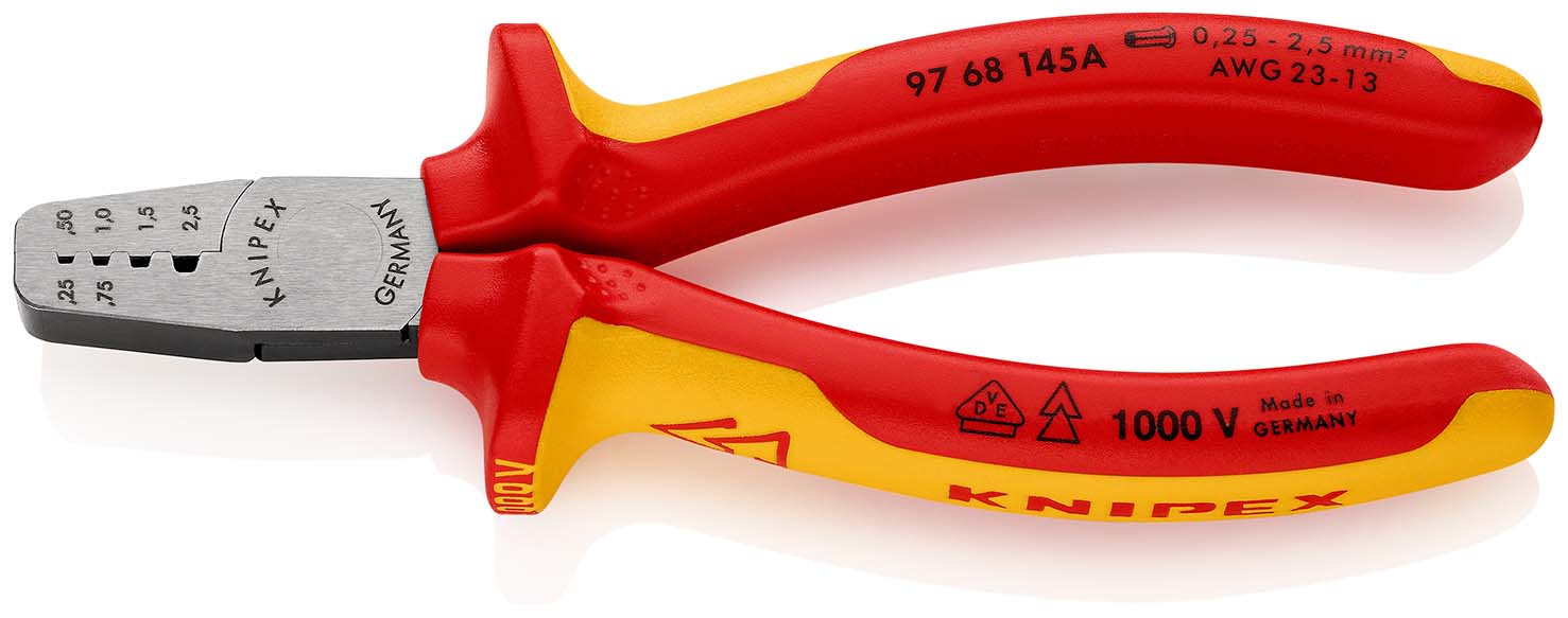 Elektriker Aderendhülsenzange Ratsche Crimpzange Presszange Kabel Schuh