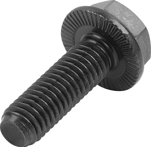 M10 Sechskant-Flanschschrauben – Verzinkt, Längen 20-40 Mm, Von Fabory, Taiwan-Produktion