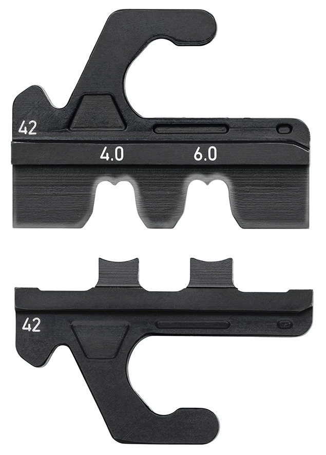 KNIPEX 97 39 42 Crimpeinsatz für MC4®-/MC4® EVO 2-Verbinder mit 4 / 6 mm²
