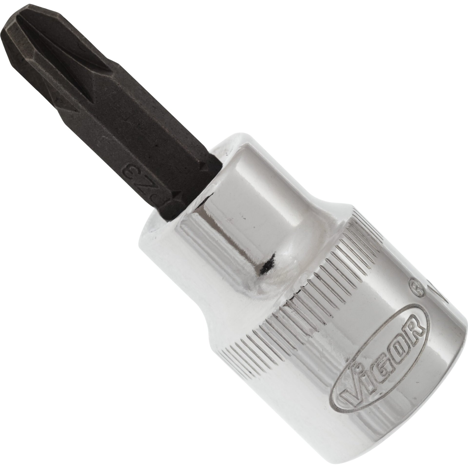 VIGOR Schraubendrehereinsatz ∙ 3/8 Zoll (10 mm) Vierkant hohl ∙ Pozidriv Profil PZ