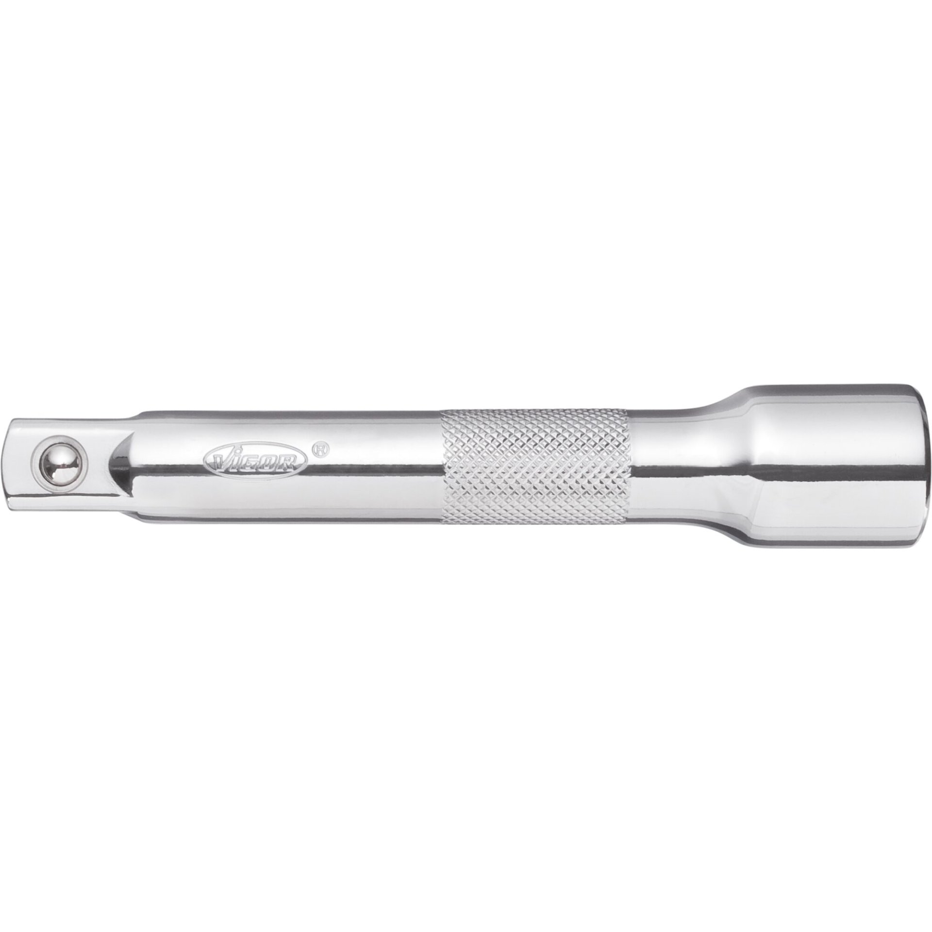 VIGOR Verlängerung ∙ V2576N ∙ 1/2 Zoll (12,5 mm) Vierkant hohl ∙ 1/2 Zoll (12,5 mm) Vierkant massiv ∙ 125 mm