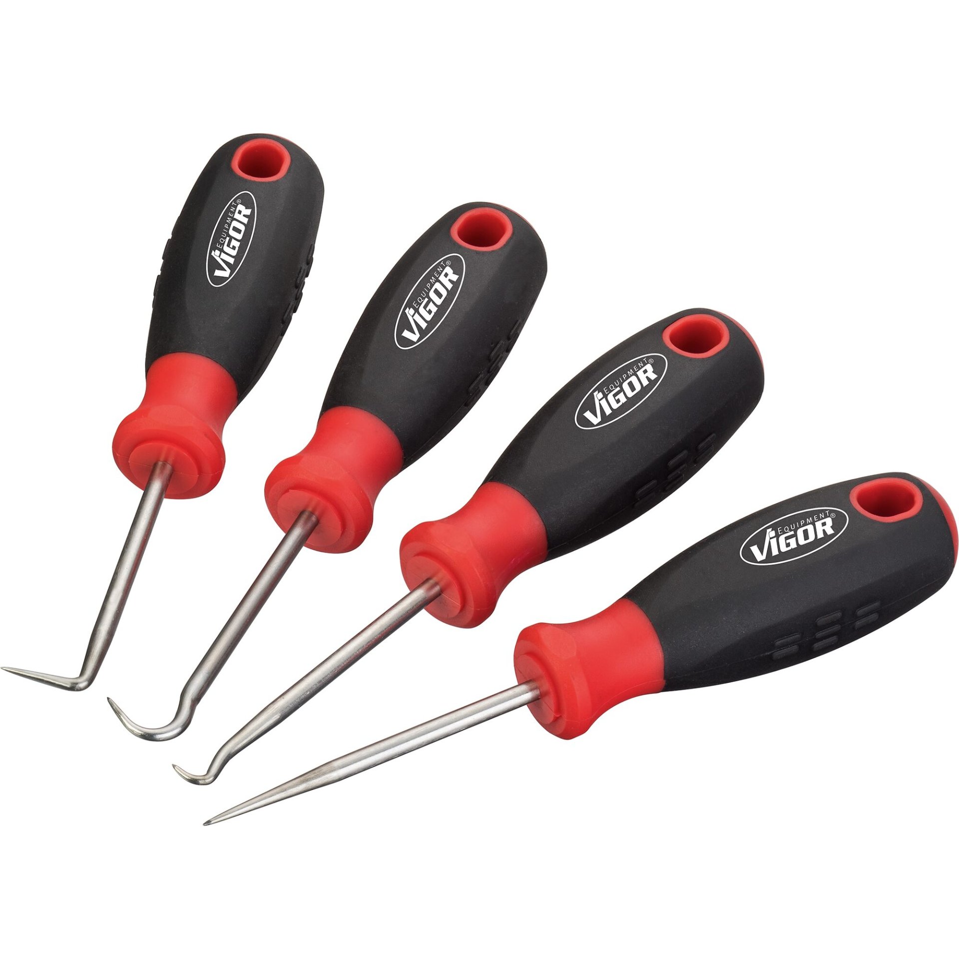 VIGOR Mini Haken-Satz ∙ V4663 ∙ 4-teilig ∙ Anzahl Werkzeuge: 4