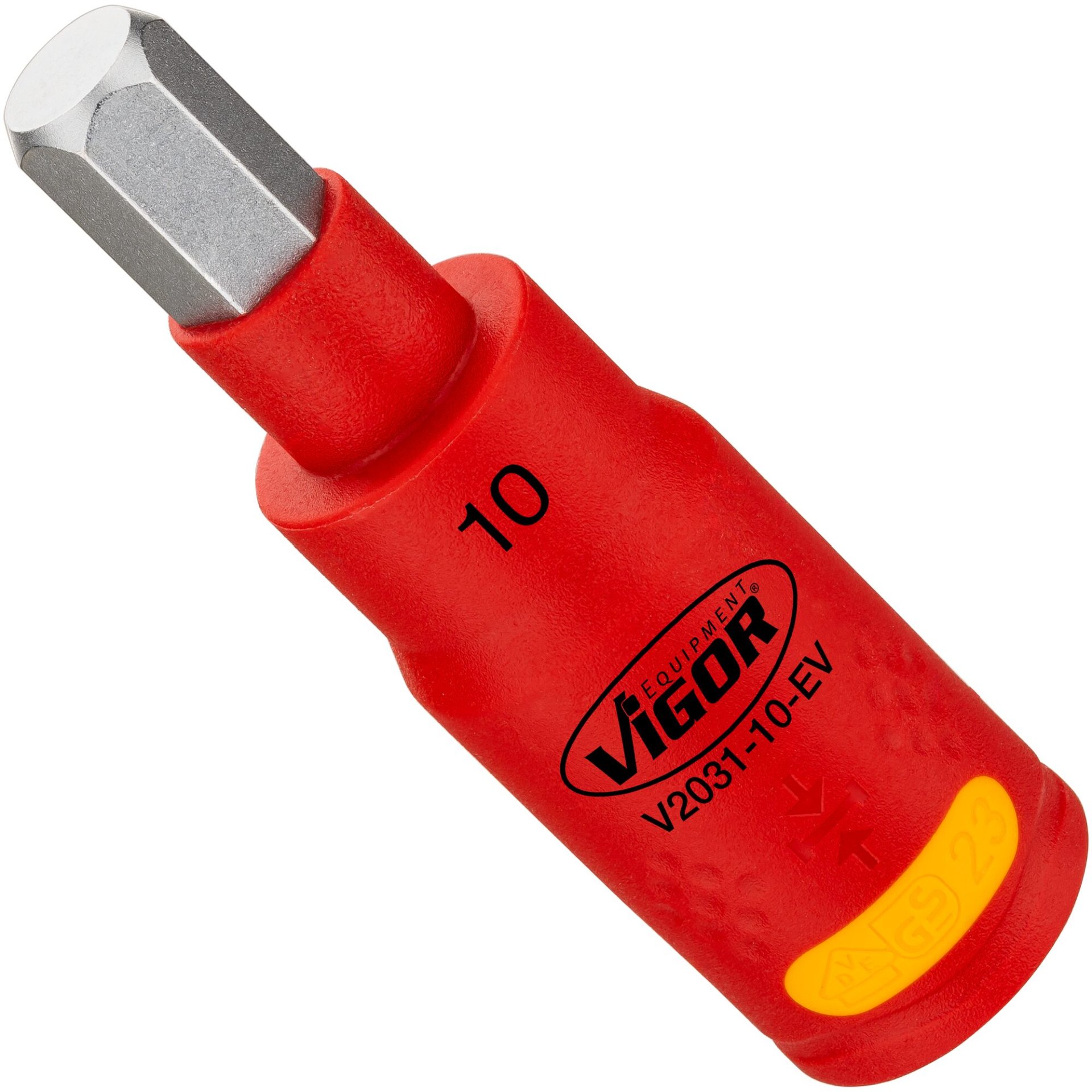 VIGOR EV Schraubendrehereinsatz ∙ EV ∙ V2031-EV ∙ 3/8 Zoll (10 mm) Vierkant hohl ∙ Innensechskant Profil