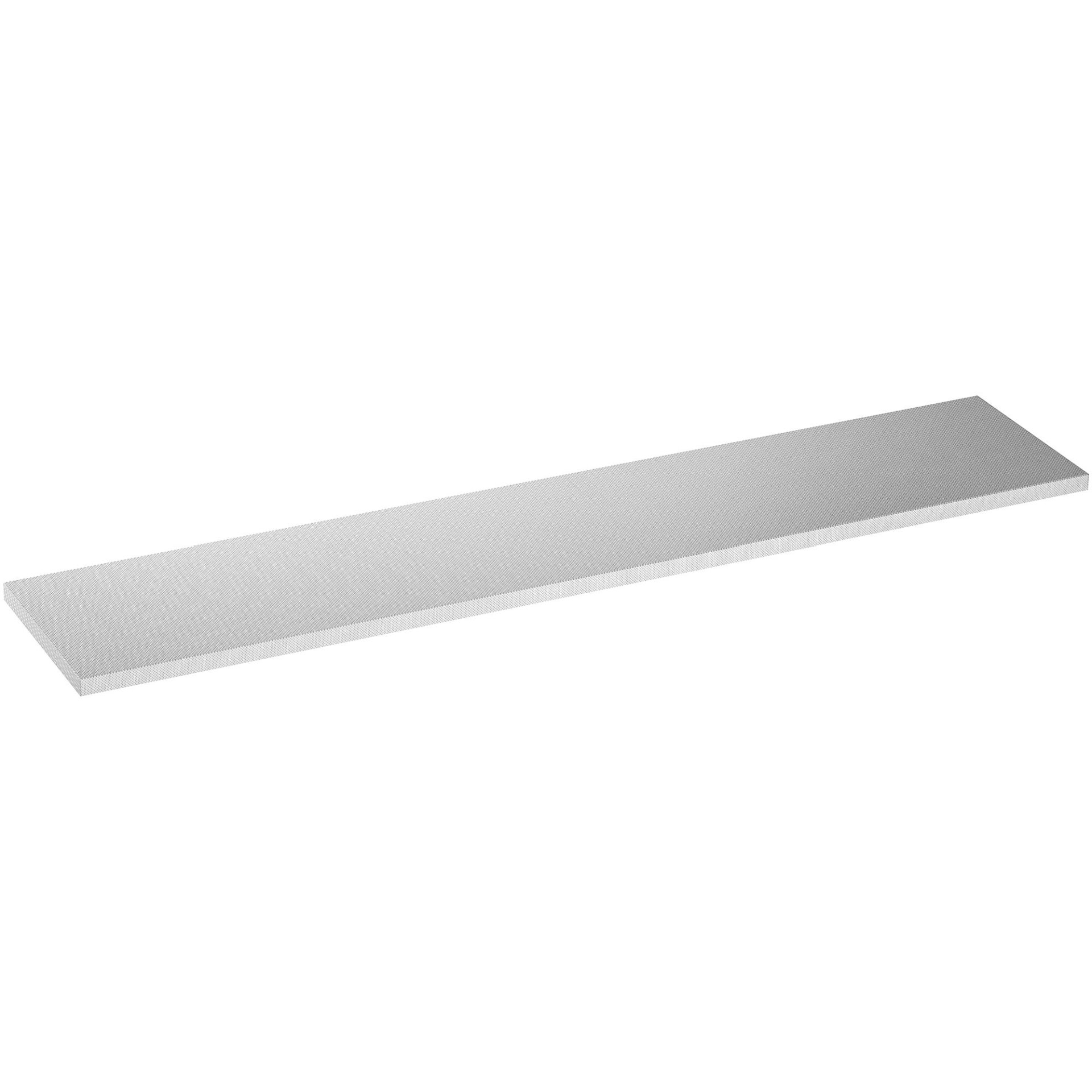 VIGOR Edelstahl-Arbeitsplatte kombiniert ∙ groß ∙ V6000-02404-X ∙ L x B x H: 2404 mm x 500 mm x 40 mm