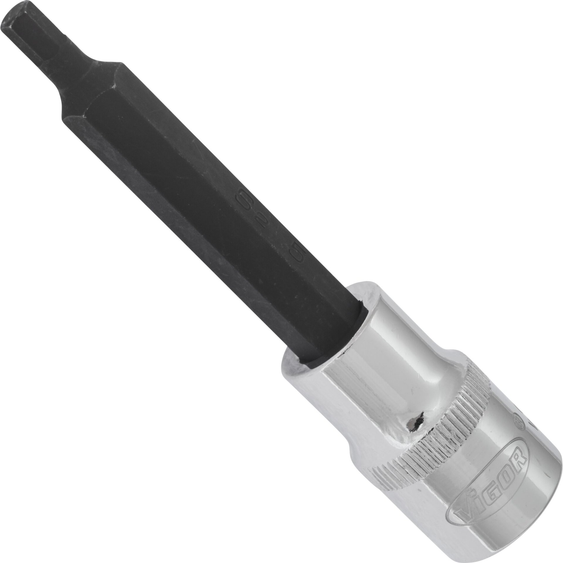 VIGOR Schraubendrehereinsatz ∙ 1/2 Zoll (12,5 mm) Vierkant hohl ∙ Innensechskant Profil