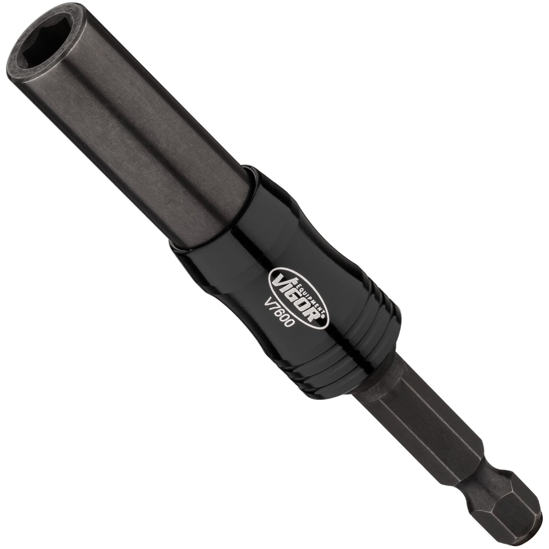 VIGOR Bithalter ∙ mit Gelenk ∙ V7600 ∙ 1/4 Zoll (6,3 mm) Sechskant massiv ∙ 1/4 Zoll (6,3 mm) Sechskant hohl ∙ 88 mm
