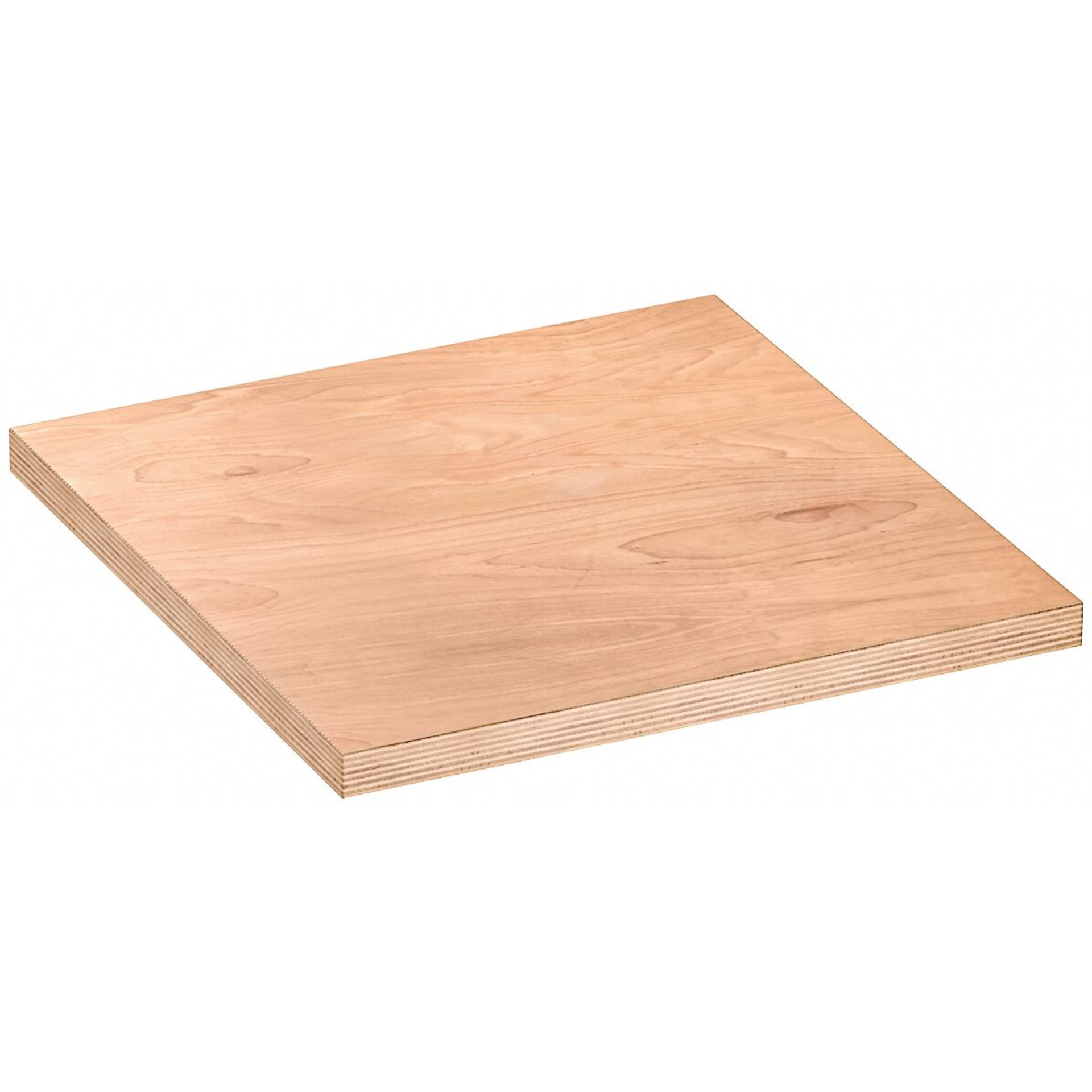 VIGOR Holz-Arbeitsplatte Tief ∙ klein ∙ V6000-0676-D ∙ L x B x H: 676 mm x 700 mm x 40 mm