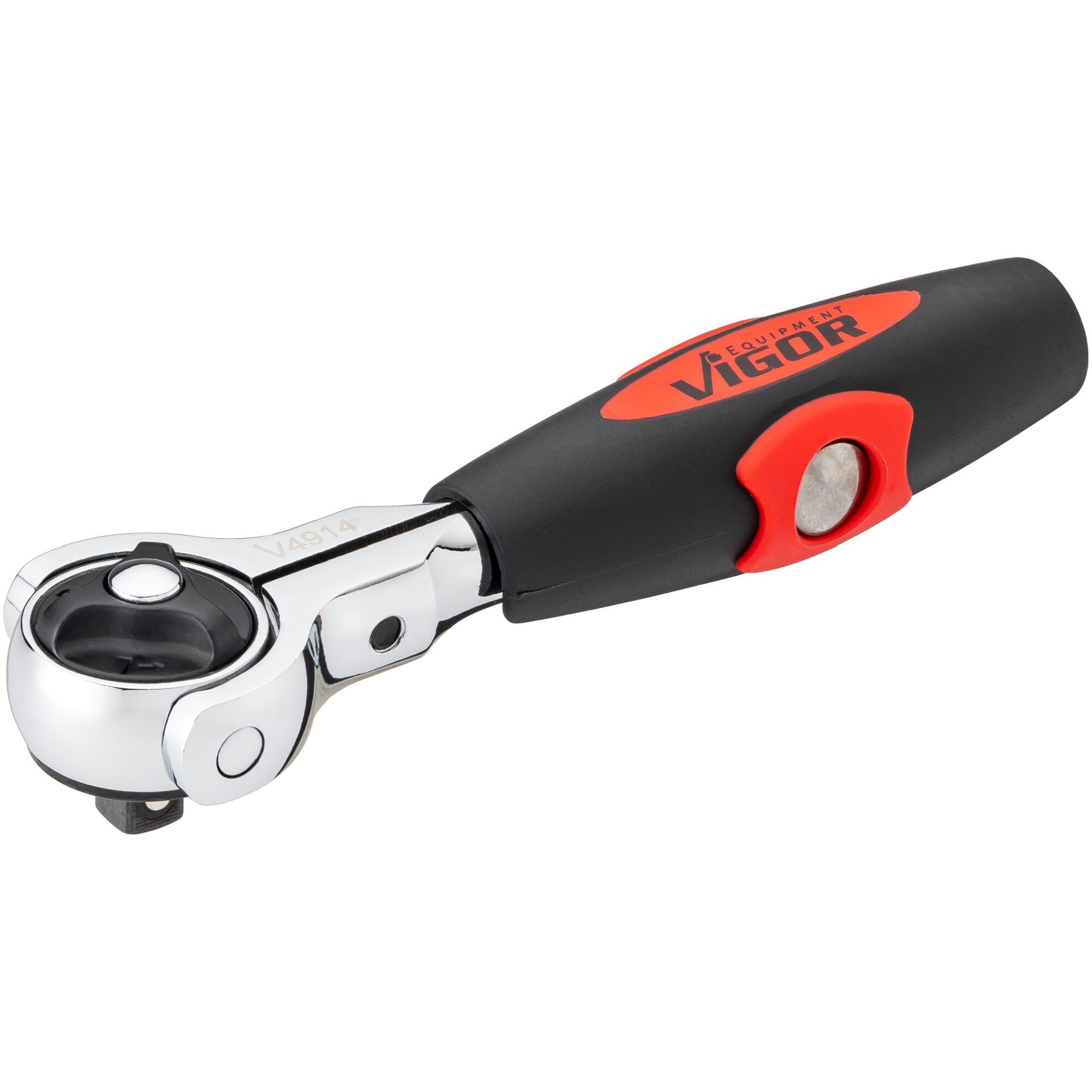 VIGOR Umschaltknarre ∙ T-Griff ∙ V4914 ∙ 1/4 Zoll (6,3 mm) Vierkant massiv
