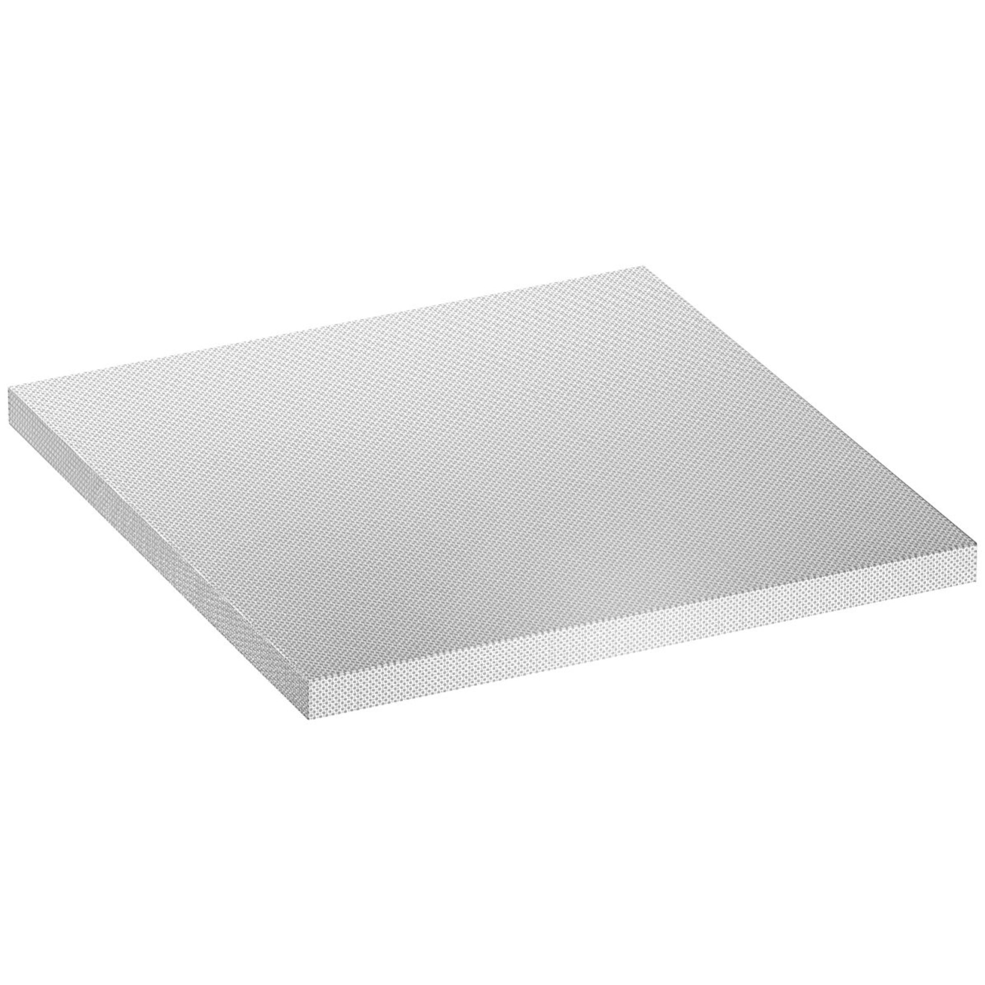 VIGOR Edelstahl-Arbeitsplatte Tief ∙ klein ∙ V6000-0676-XD ∙ L x B x H: 676 mm x 700 mm x 40 mm