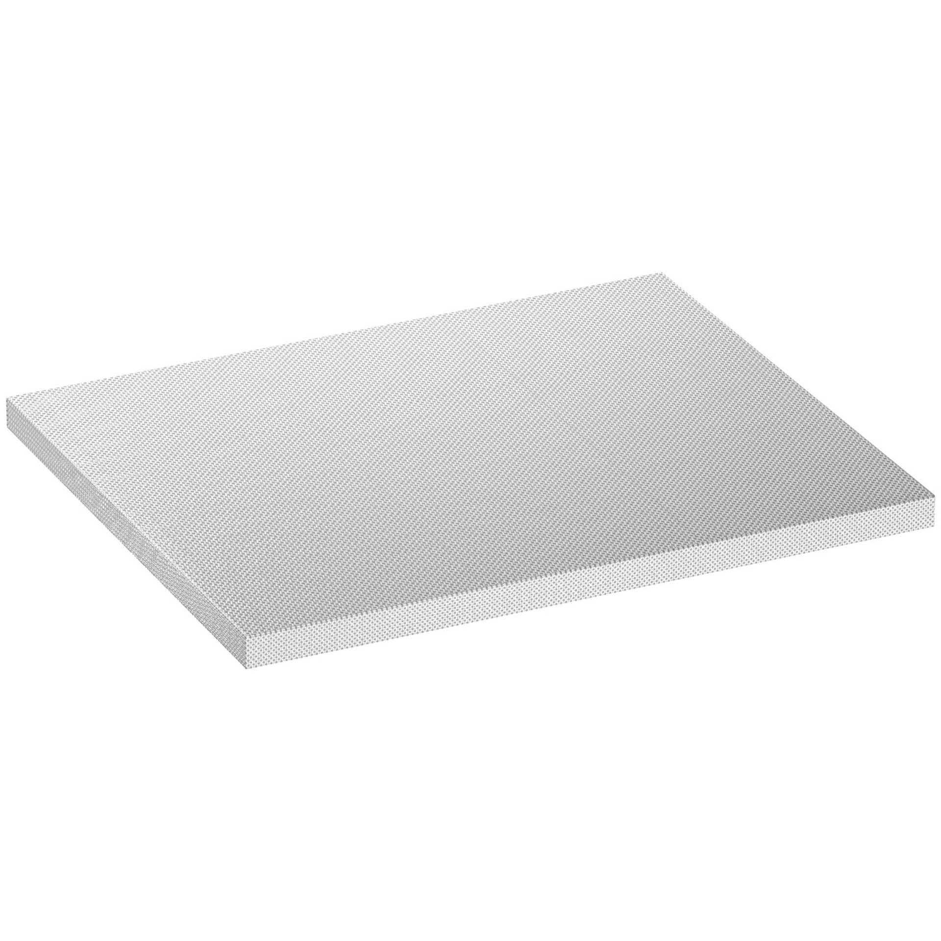 VIGOR Edelstahl-Arbeitsplatte Tief ∙ klein ∙ V6000-0861-XD ∙ L x B x H: 881 mm x 700 mm x 40 mm
