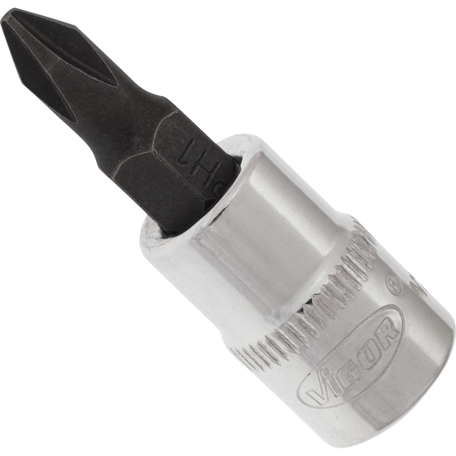 VIGOR Schraubendrehereinsatz ∙ 1/4 Zoll (6,3 mm) Vierkant hohl ∙ Kreuzschlitz Profil PH