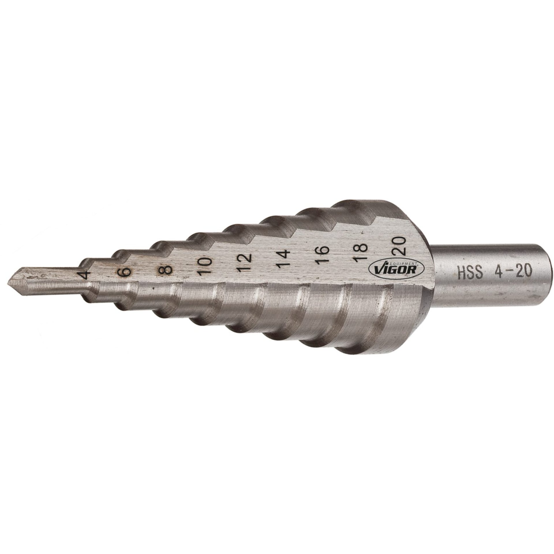 VIGOR HSS-Stufenbohrer ∙ 4 – 20 mm ∙ V2395 ∙ 4 - 20 mm