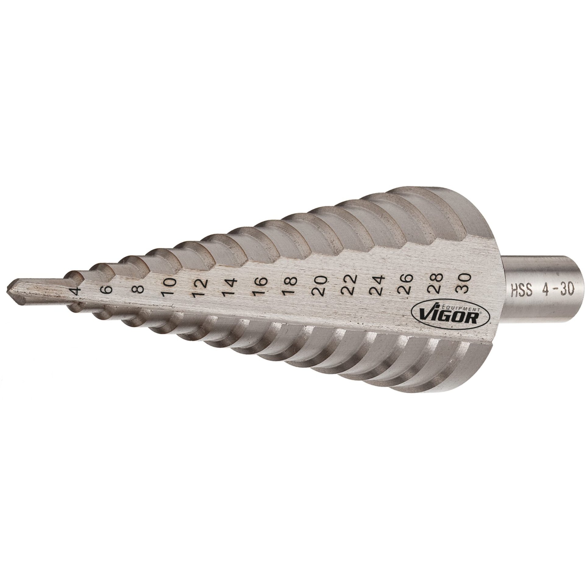 VIGOR HSS-Stufenbohrer ∙ 4 – 30 mm ∙ V2396 ∙ 4 - 30 mm