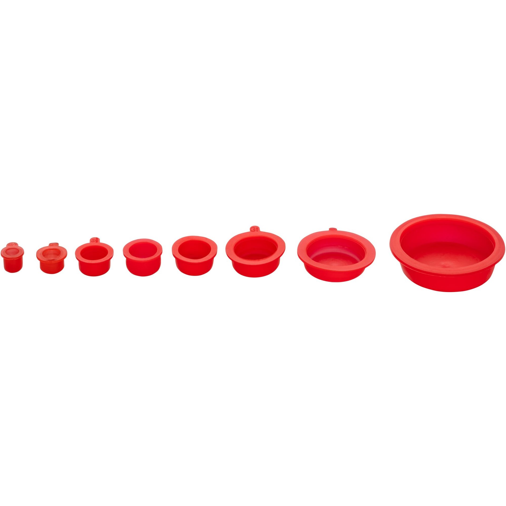 VIGOR Abdeckkappen ∙ rot ∙ V7524-8