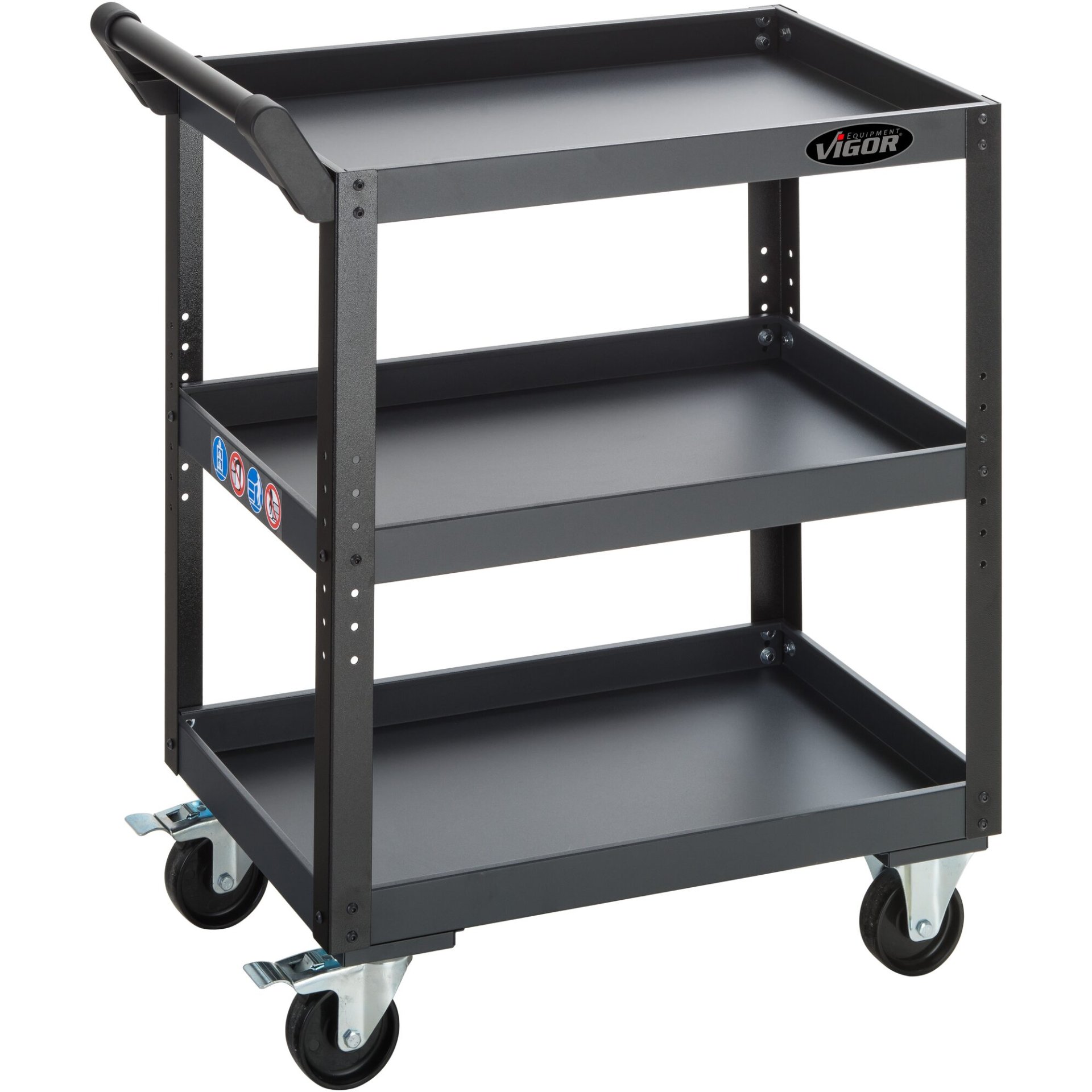 VIGOR Servicewagen ∙ V4758 ∙ L x B x H: 763 mm x 443 mm x 843 mm