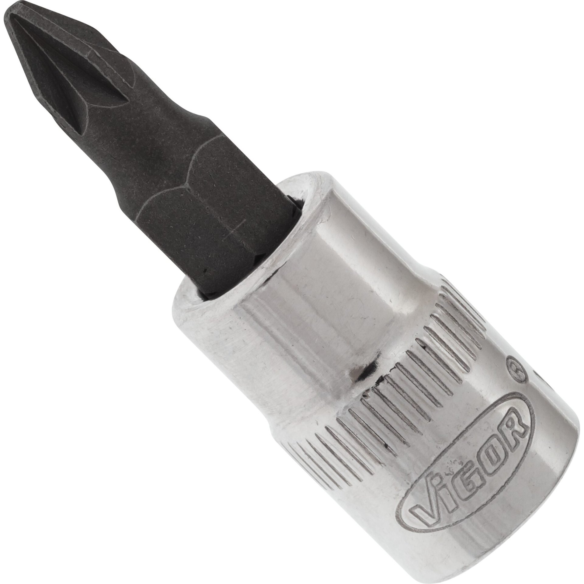 VIGOR Schraubendrehereinsatz ∙1/4 Zoll (6,3 mm) Vierkant hohl ∙ Pozidriv Profil PZ