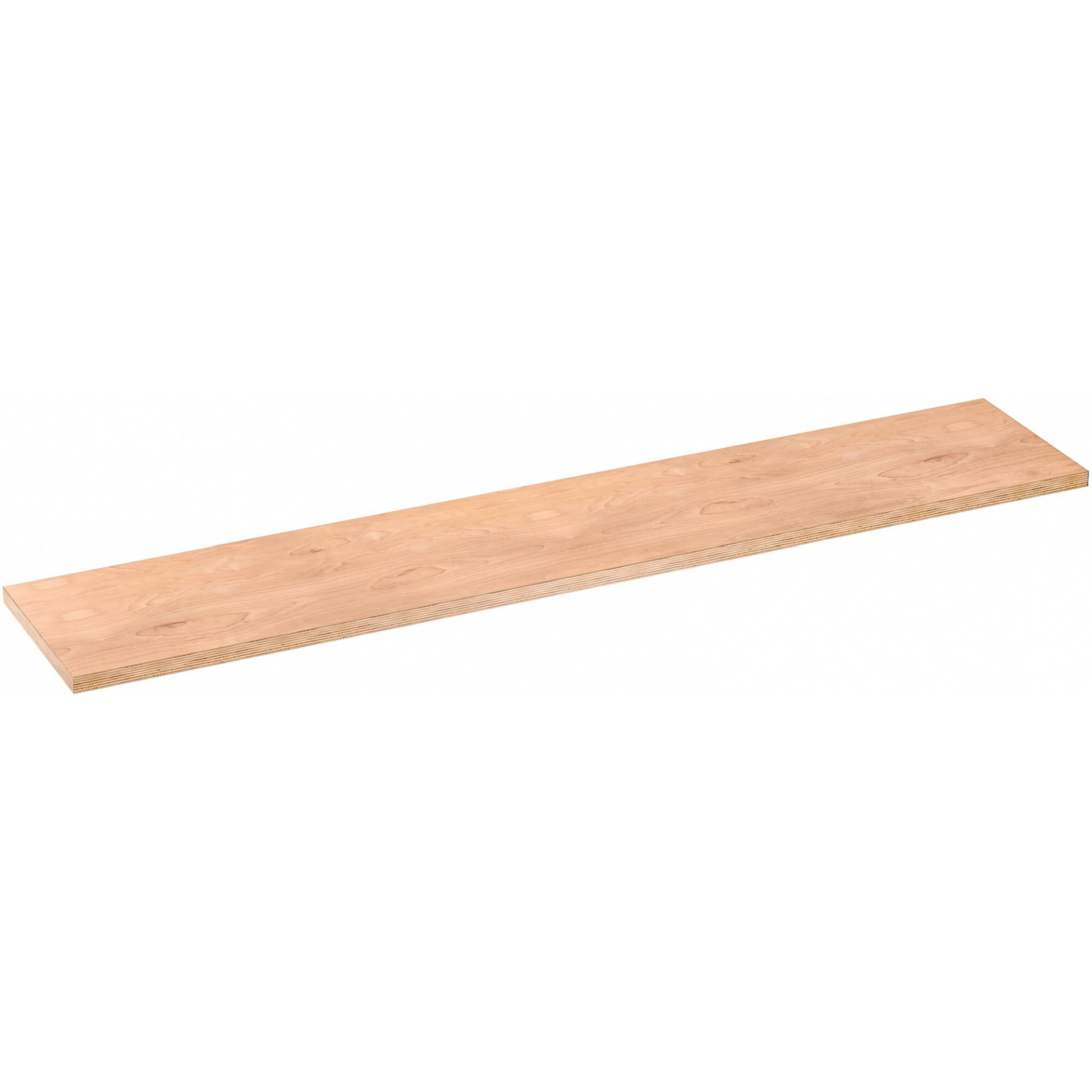 VIGOR Holz-Arbeitsplatte ∙ groß ∙ V6000-02588 ∙ L x B x H: 2588 mm x 500 mm x 40 mm
