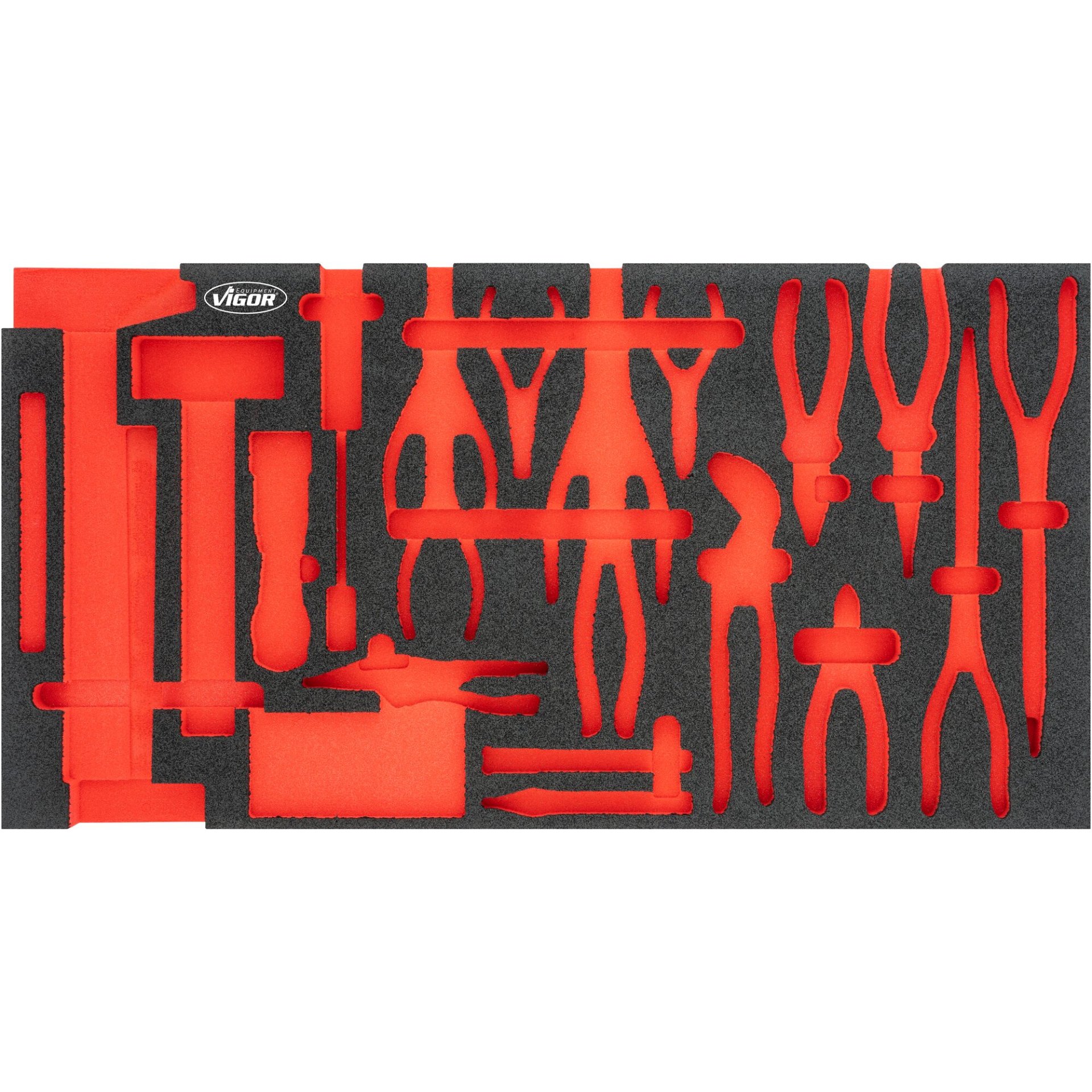 VIGOR Weichschaumeinlage ∙ leer ∙ V5638N-L ∙ L x B x H: 750 mm x 393 mm x 35 mm