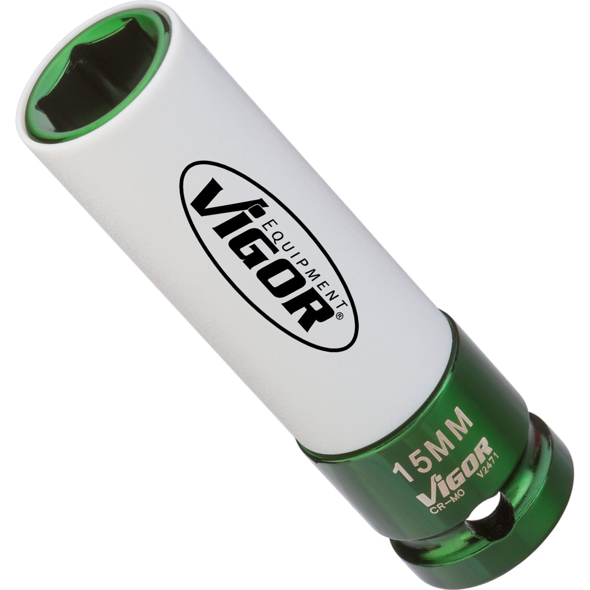 VIGOR Schlagschrauber Steckschlüsseleinsatz ∙ 1/2 Zoll (12,5 mm) Vierkant hohl ∙ Außenprofil Sechskant