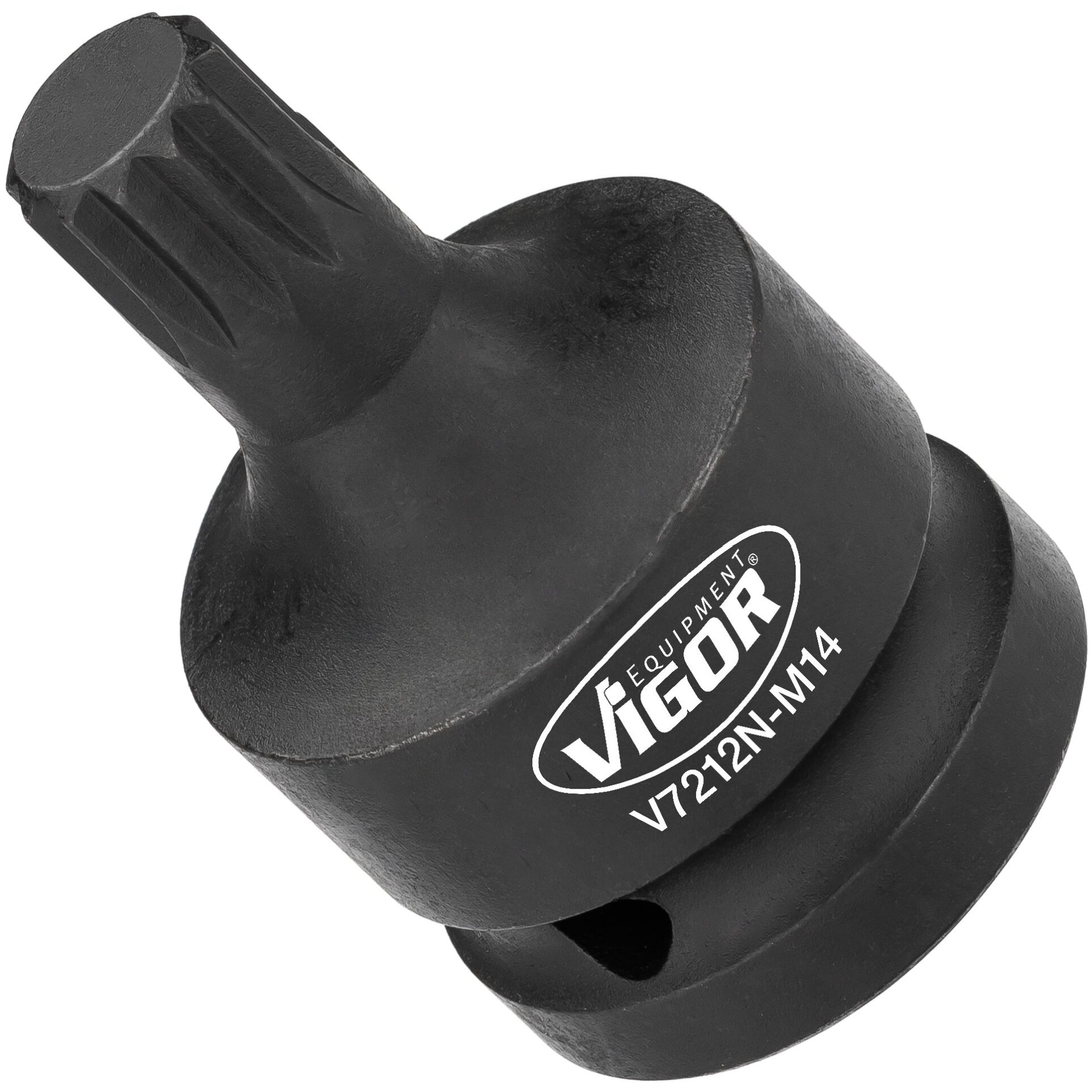 VIGOR Schlagschrauber Schraubendrehereinsatz ∙ V7212N-M ∙ 3/4 Zoll (20 mm) Vierkant hohl ∙ Außenprofil Sechskant, Außenprofil Doppelsechskant