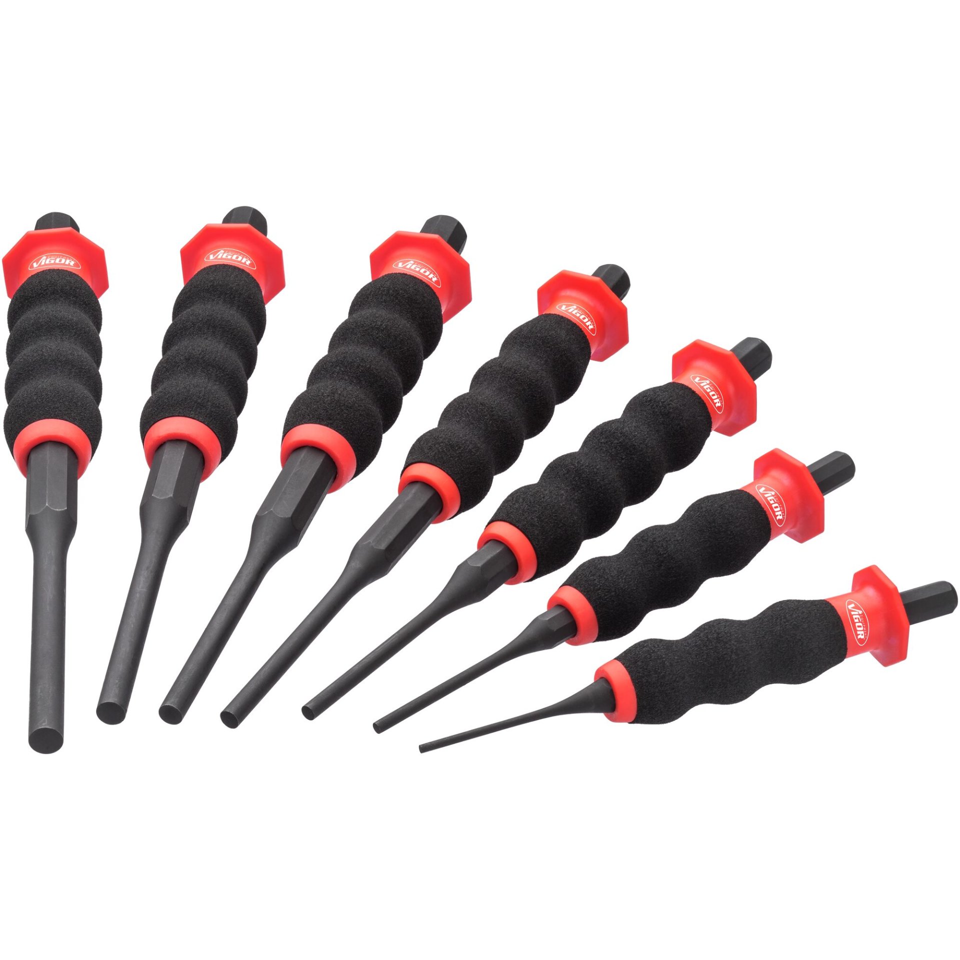 VIGOR Splinttreiber-Satz ∙ V6200 ∙ 7-teilig ∙ Anzahl Werkzeuge: 7