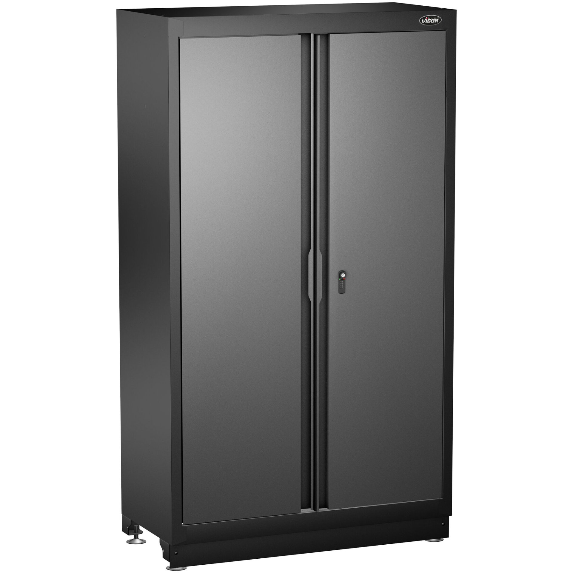 VIGOR Doppelflügeltür-Schrank ∙ hoch ∙ V6000-03XL ∙ L x B x H: 1120 mm x 526 mm x 1980 mm