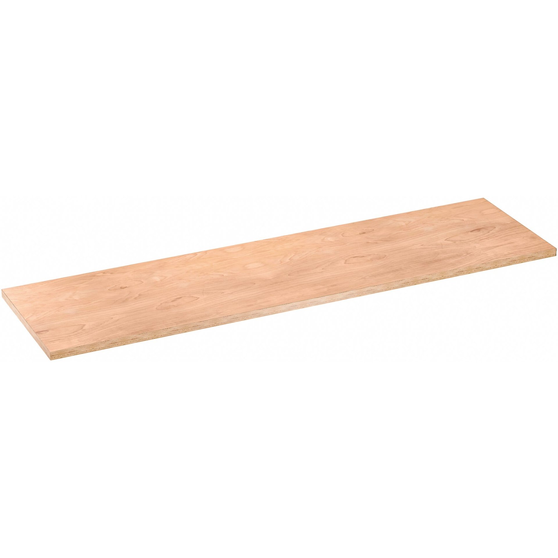 VIGOR Holz-Arbeitsplatte Tief ∙ groß ∙ V6000-02588-D ∙ L x B x H: 2588 mm x 700 mm x 40 mm