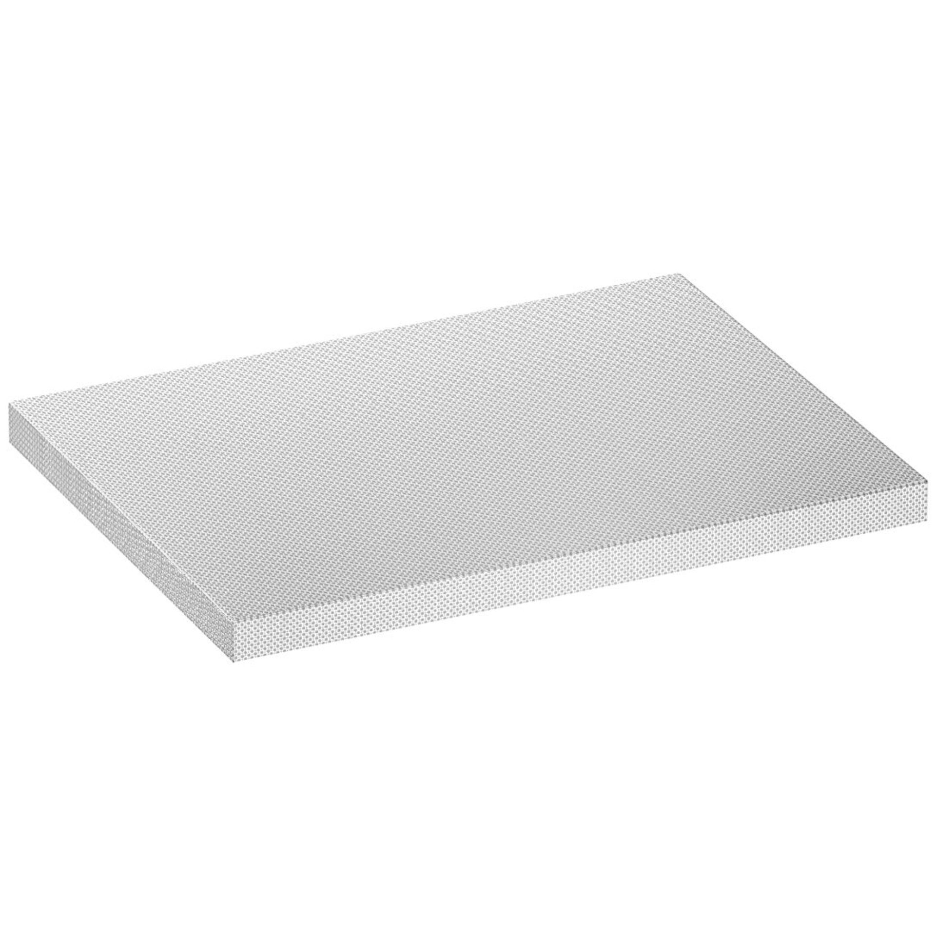 VIGOR Edelstahl-Arbeitsplatte ∙ klein ∙ V6000-0676-X ∙ L x B x H: 676 mm x 500 mm x 40 mm