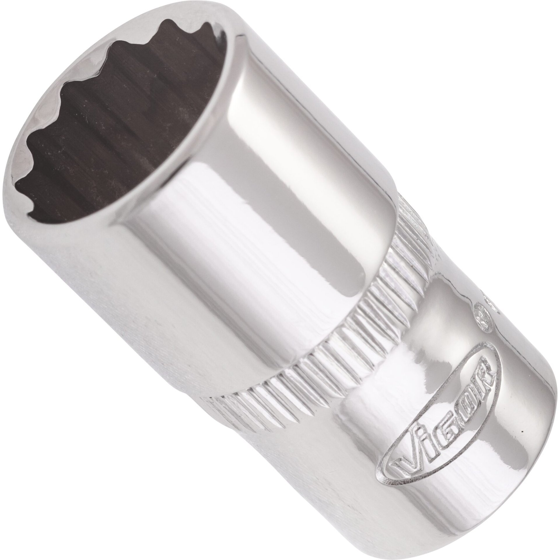 VIGOR Steckschlüsseleinsatz ∙ V7514 ∙ 1/4 Zoll (6,3 mm) Vierkant hohl ∙ Außenprofil Doppelsechskant