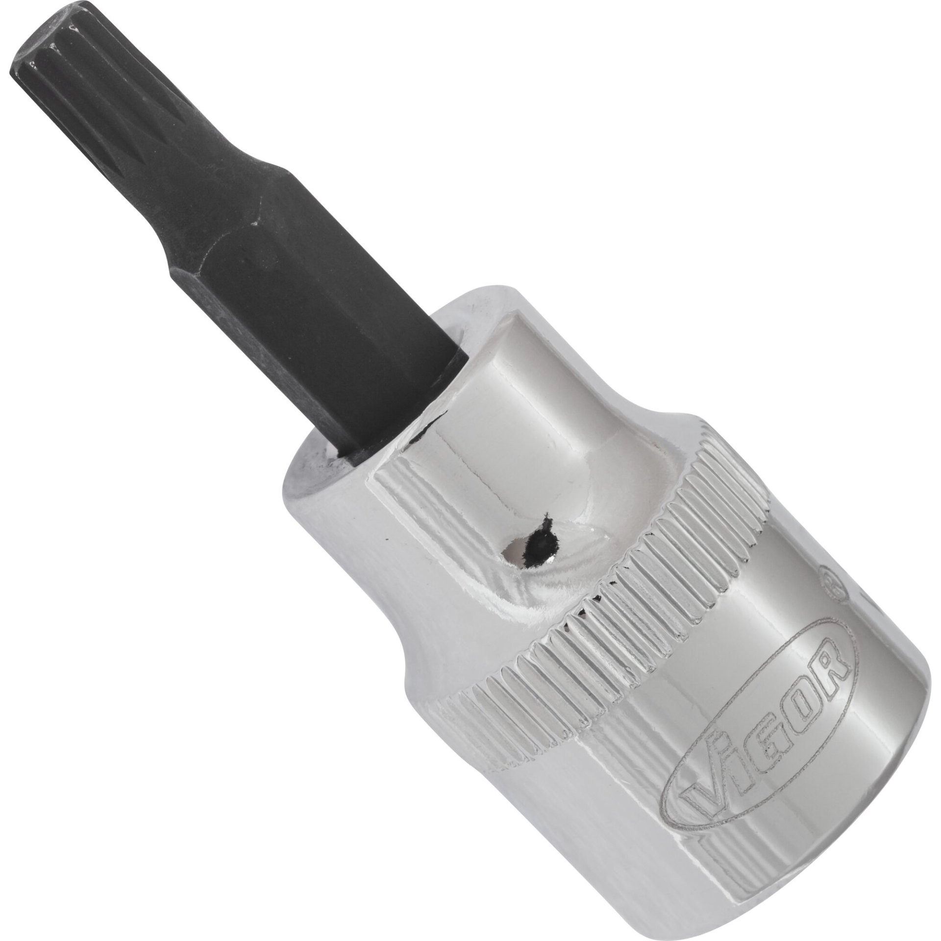 VIGOR Schraubendrehereinsatz ∙ 3/8 Zoll (10 mm) Vierkant hohl ∙ Innen Vielzahn Profil XZN