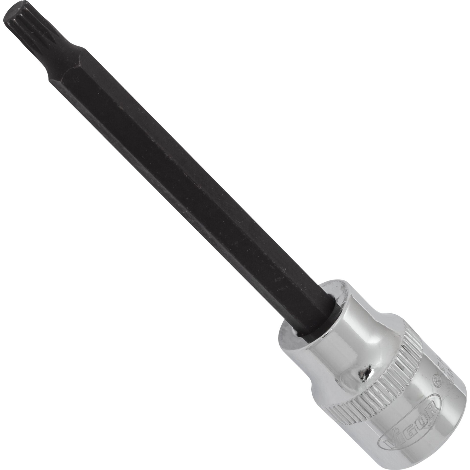 VIGOR Schraubendrehereinsatz ∙ 3/8 Zoll (10 mm) Vierkant hohl ∙ Innen Vielzahn Profil XZN