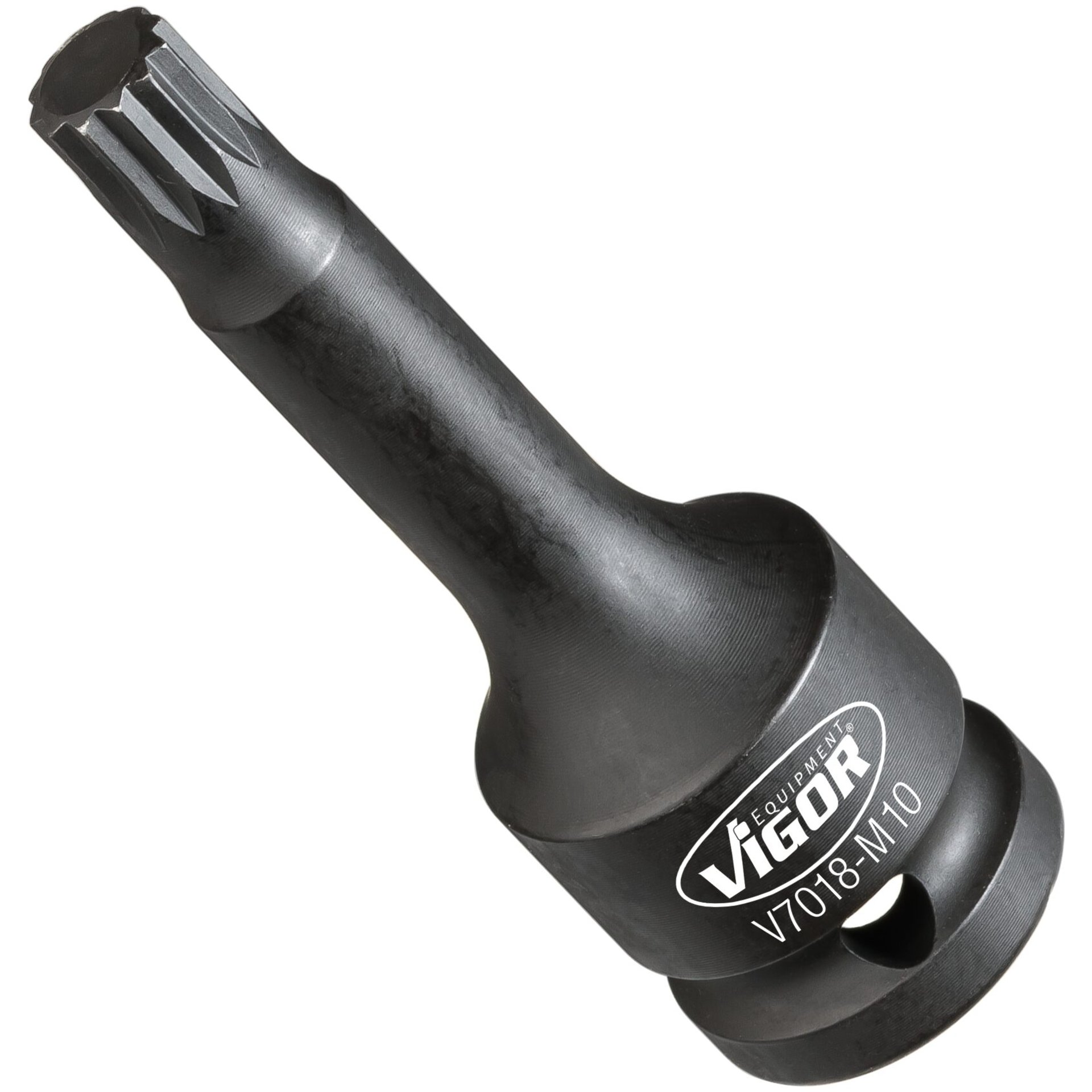 VIGOR Schlagschrauber Schraubendrehereinsatz ∙ V7018 ∙ 1/2 Zoll (12,5 mm) Vierkant hohl ∙ Innen Vielzahn Profil XZN