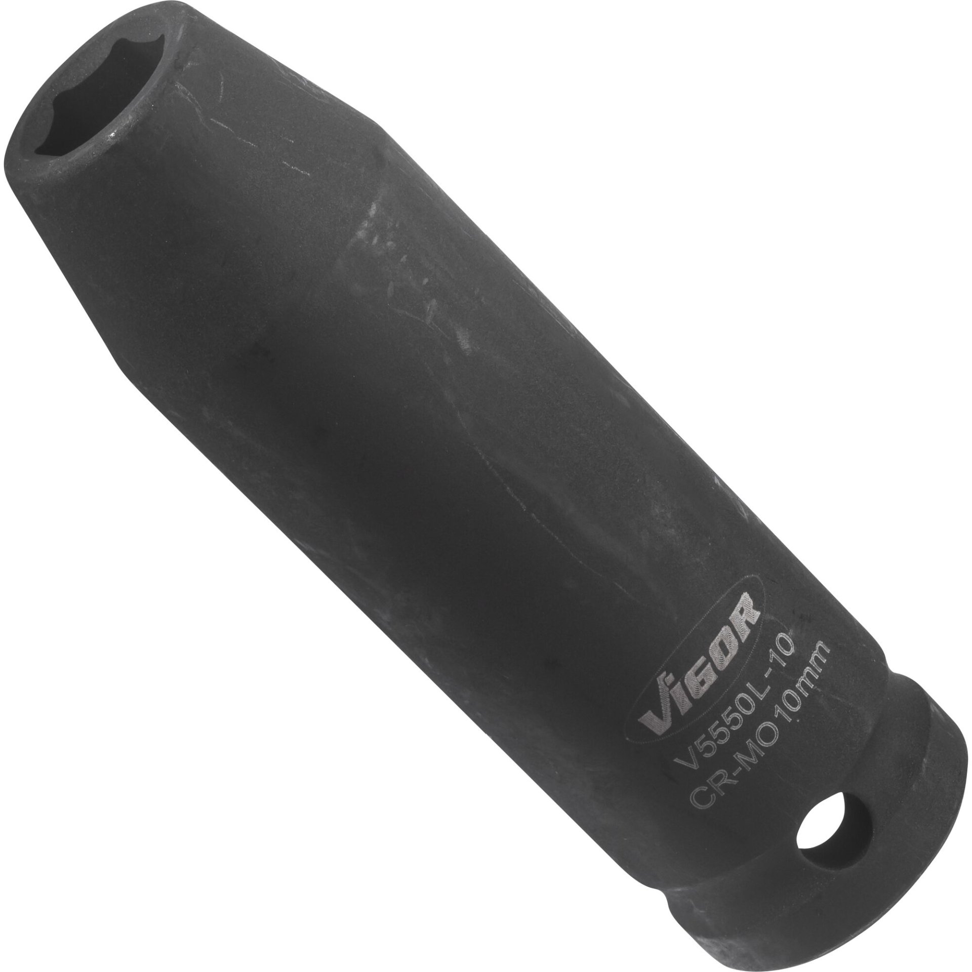 VIGOR Schlagschrauber Steckschlüsseleinsatz ∙ lang ∙ V5550 ∙ 1/2 Zoll (12,5 mm) Vierkant hohl ∙ Außenprofil Sechskant